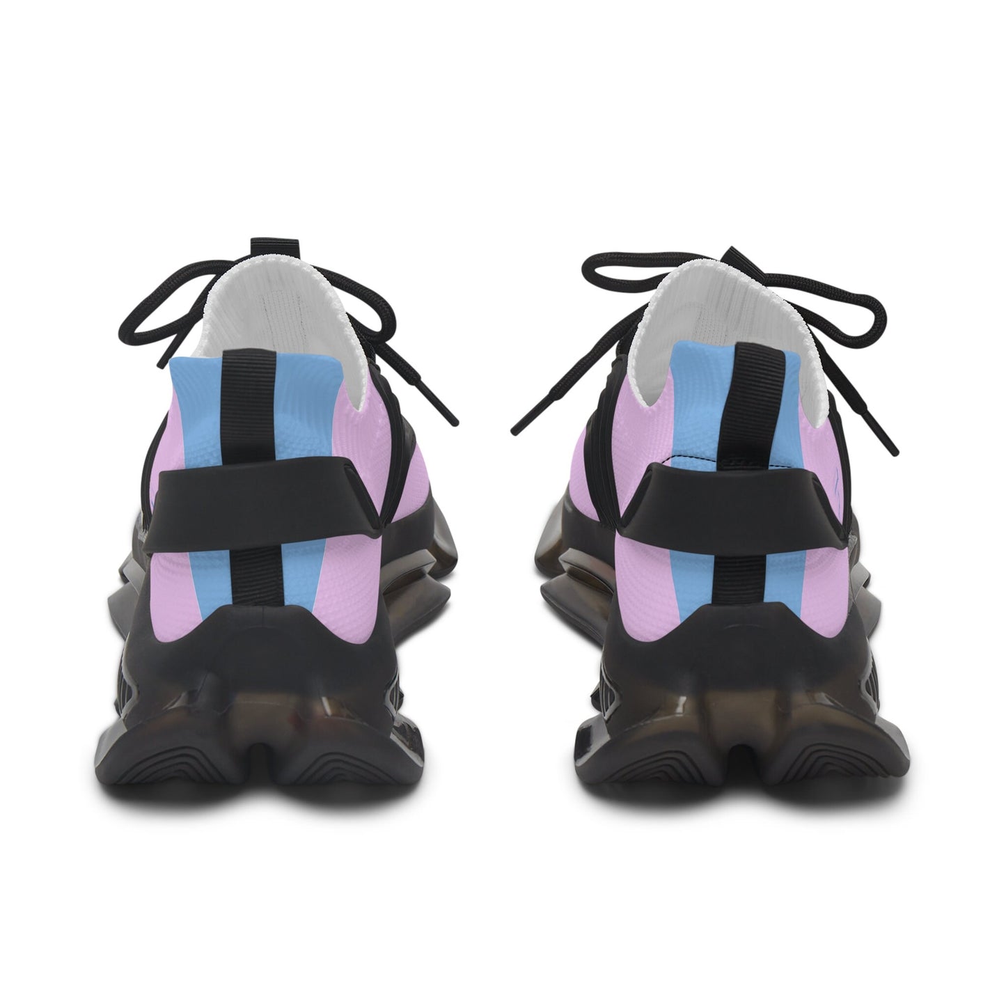 Women's Pink and Blue Exercise Sneakers