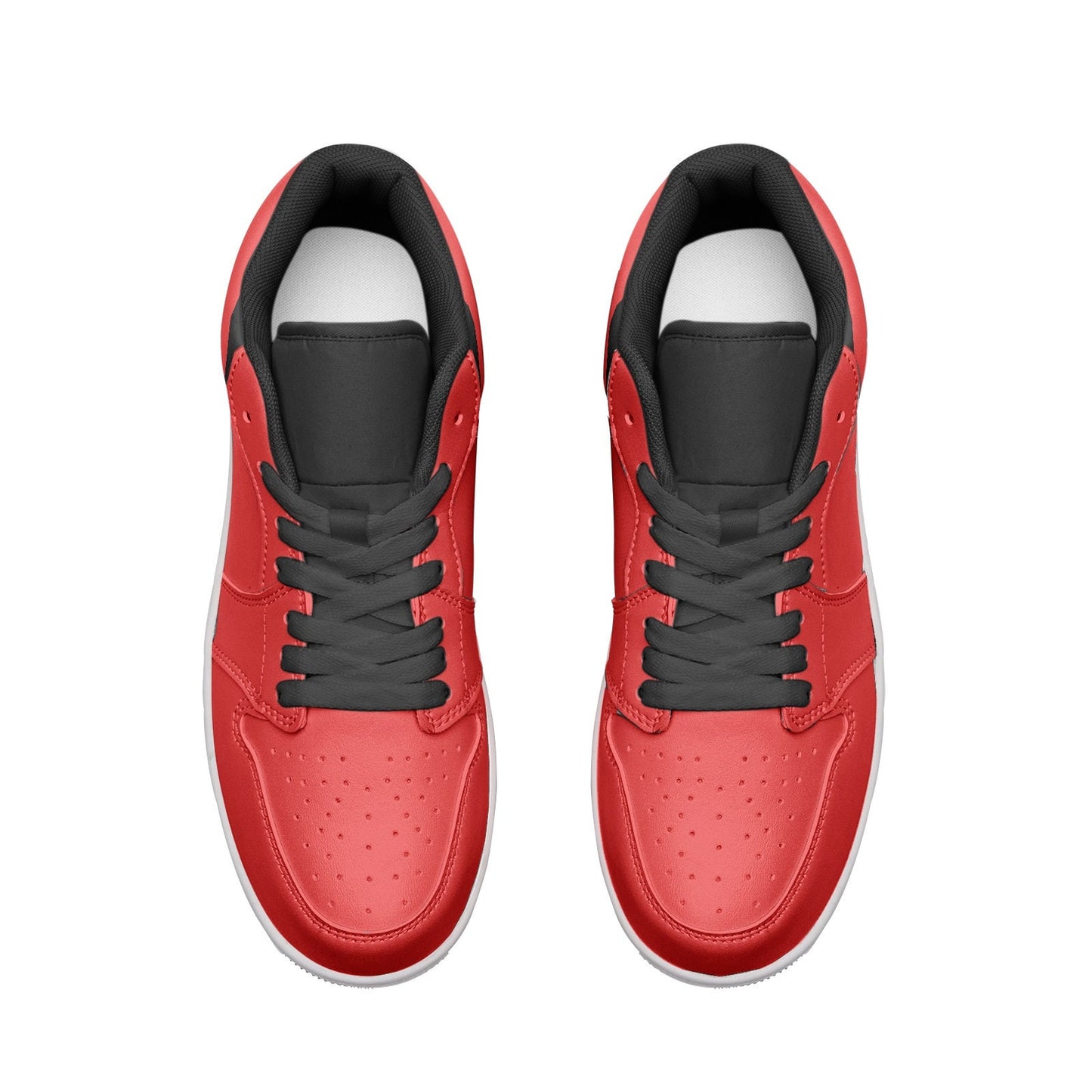 Red Sneakers Red Low Tops Unisex Sizes