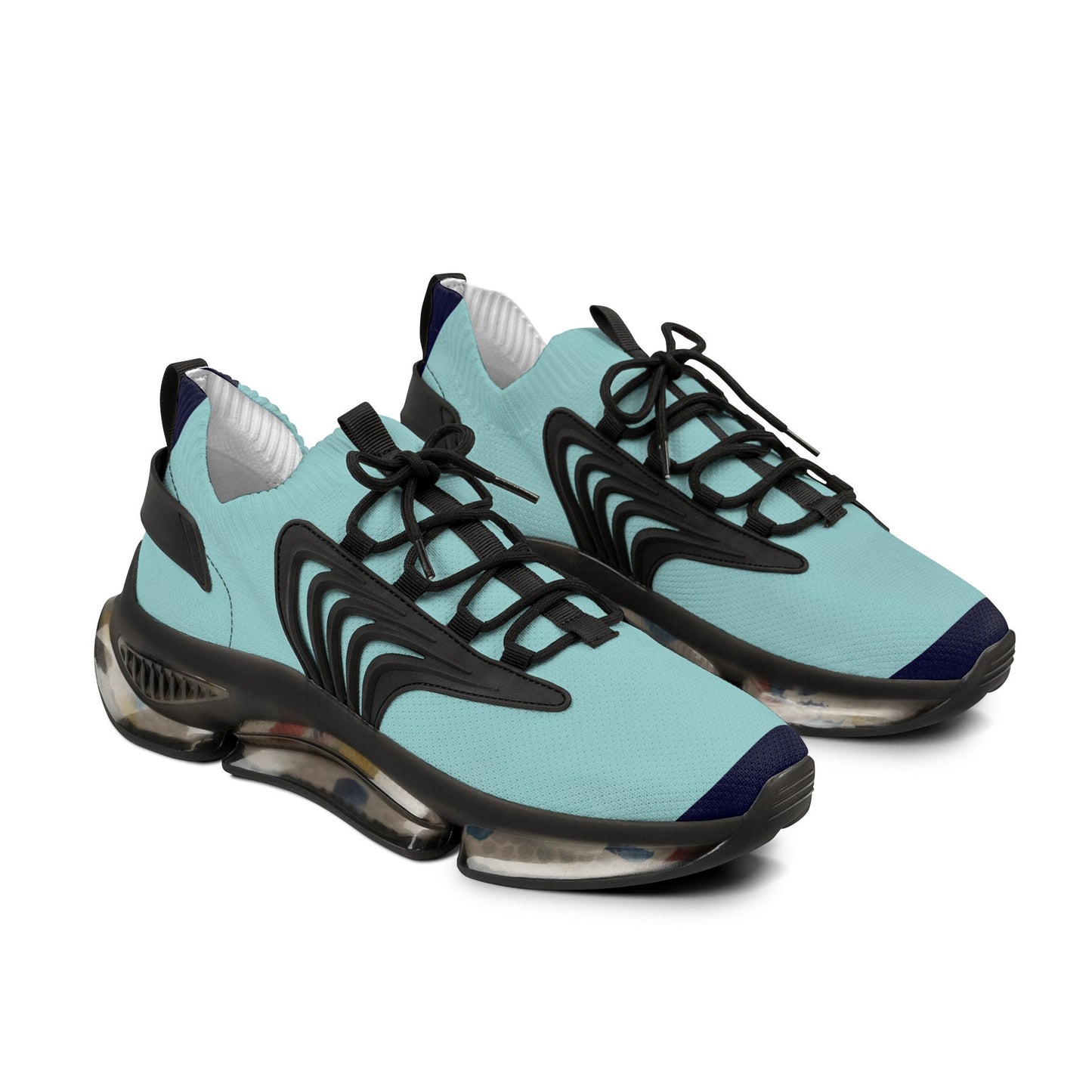 Men's Blue and Teal Sneakers