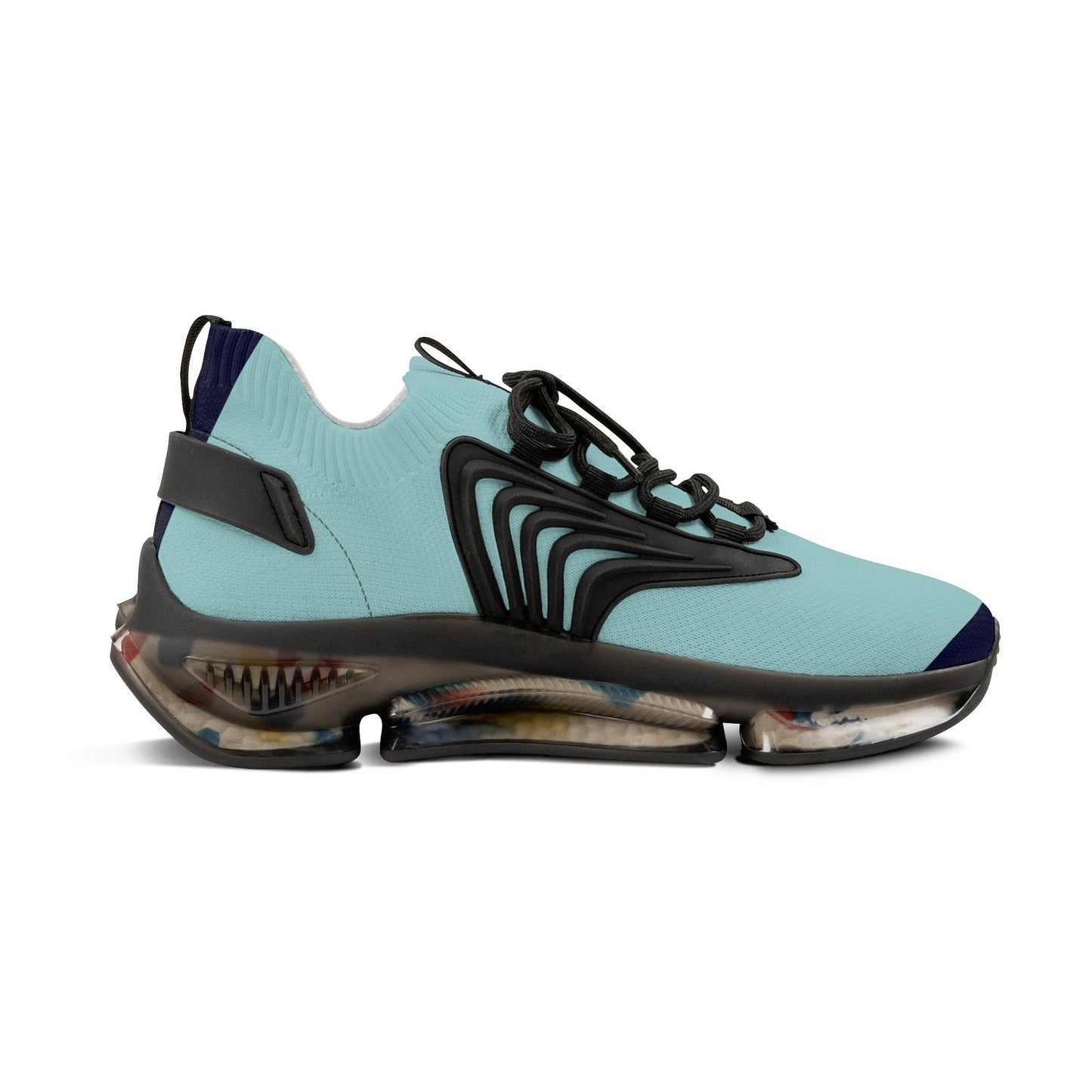 Men's Blue and Teal Sneakers