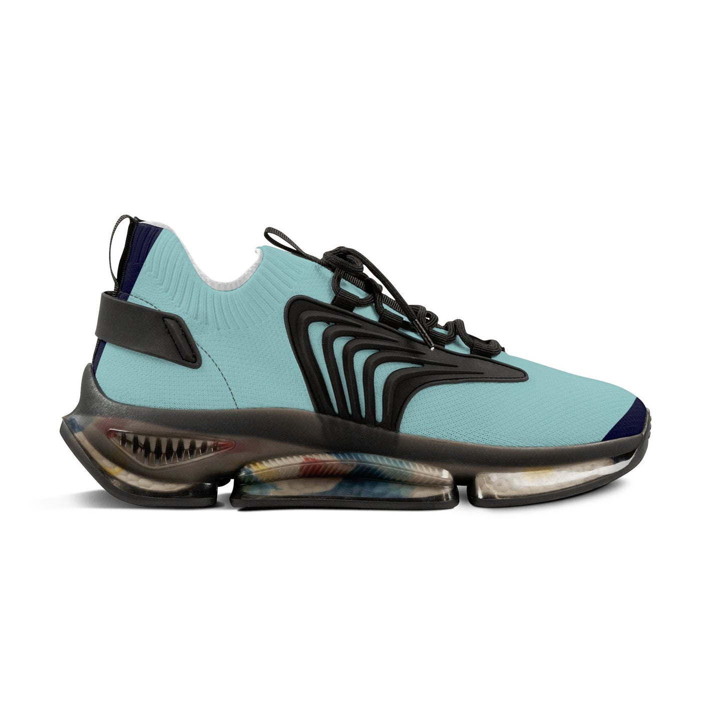 Men's Blue and Teal Sneakers