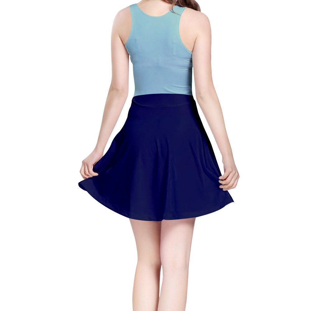 Women's Sleeveless Midi Casual Flared Skater Dress