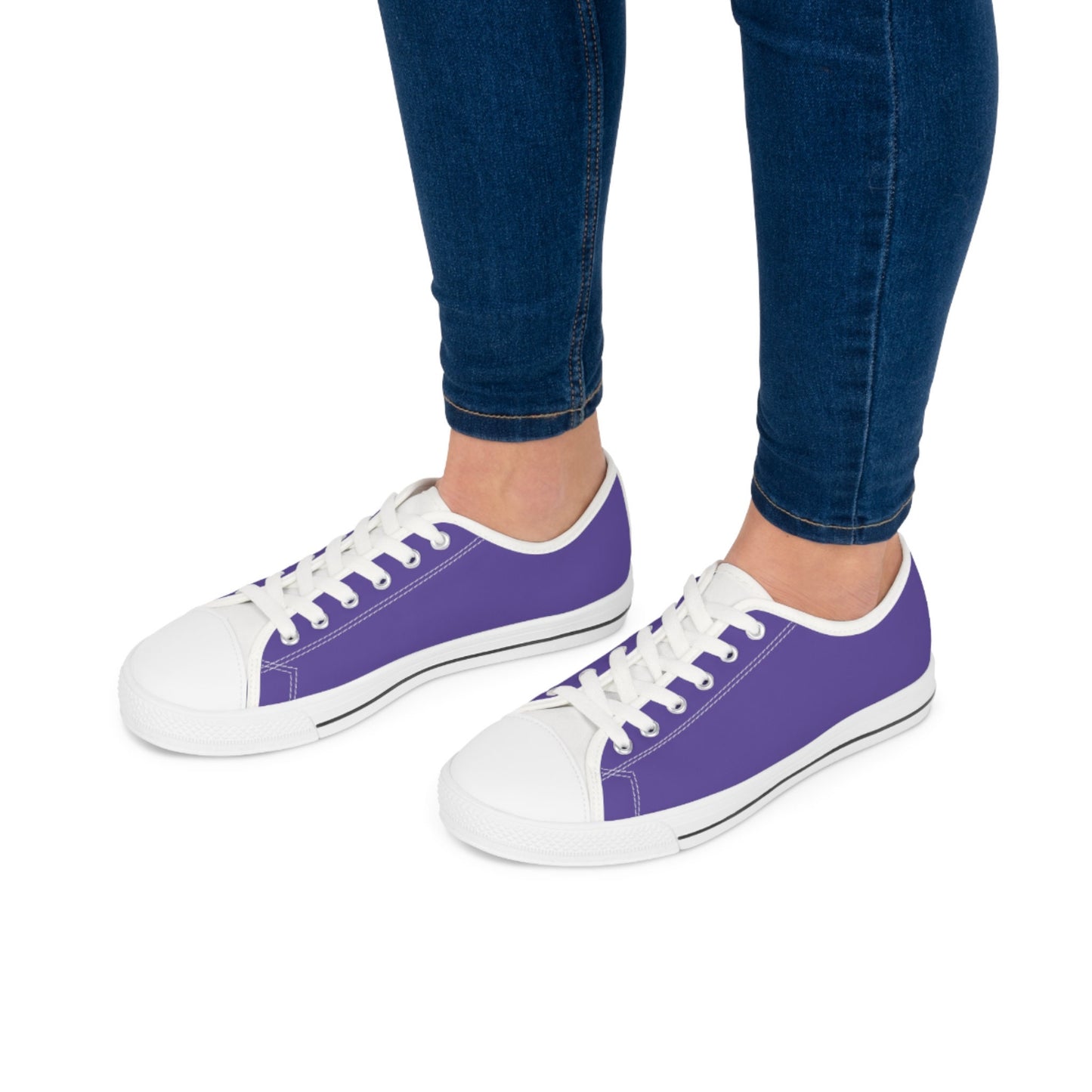 Purple Women's Sneakers Ladies Purple Low Tops