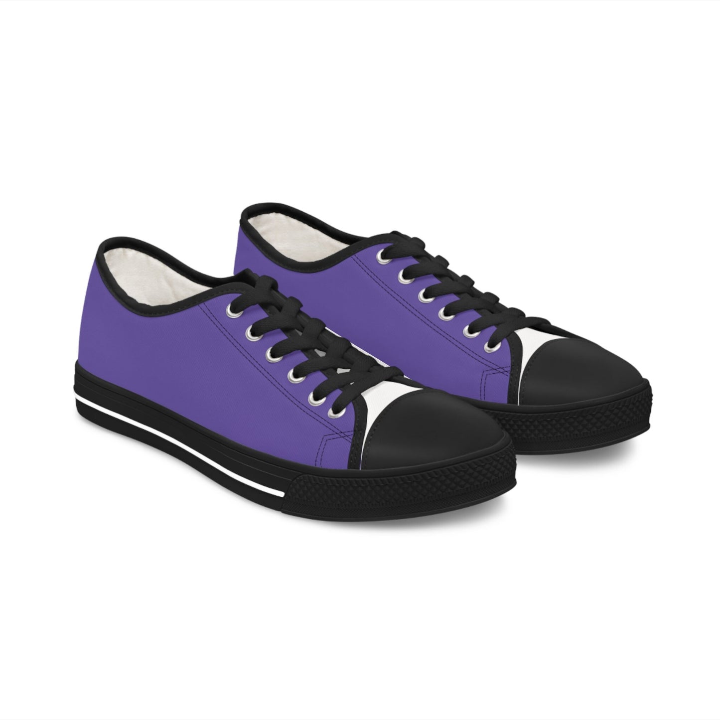 Purple Women's Sneakers Ladies Purple Low Tops