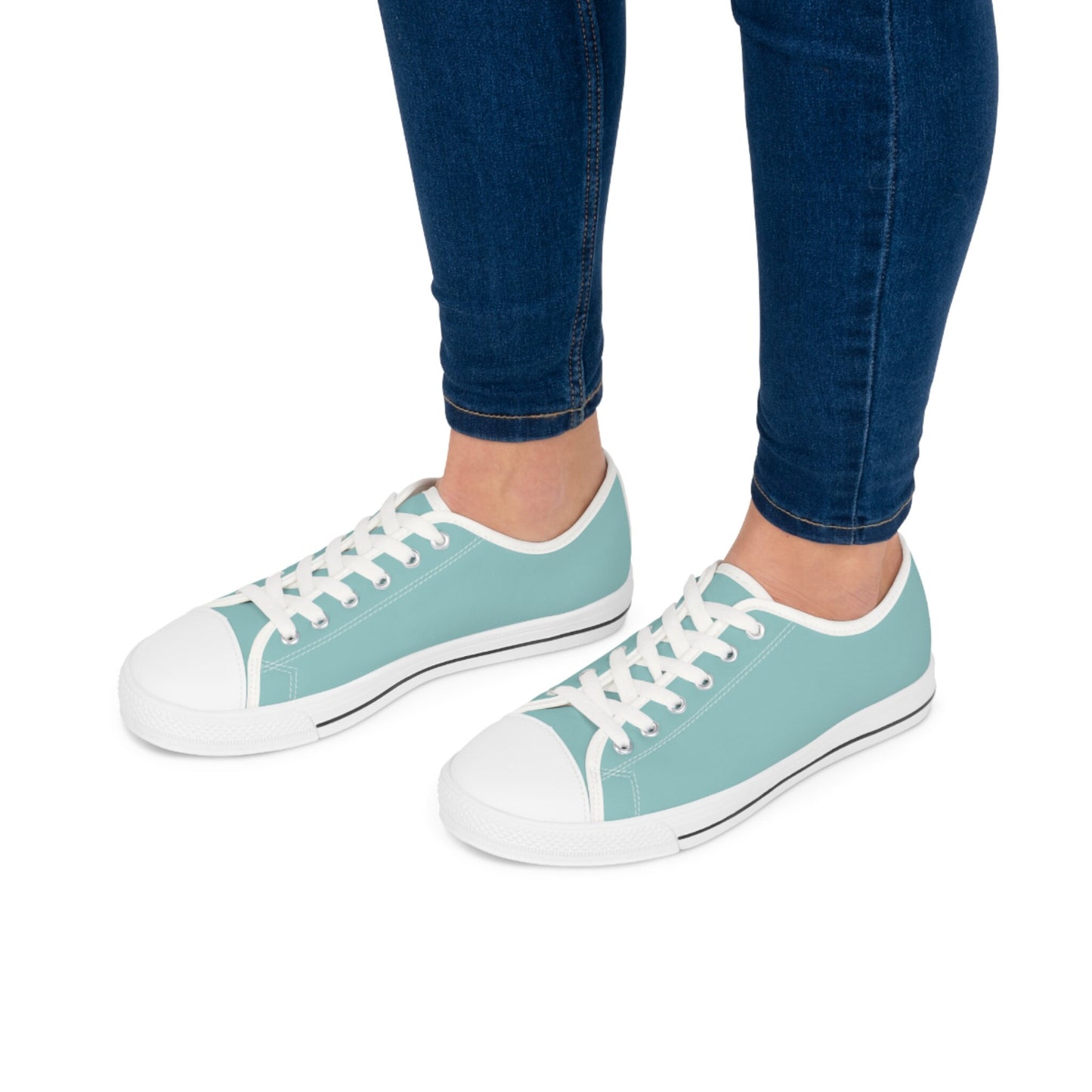 Low Top Aqua Color Sneakers Unisex Sizes