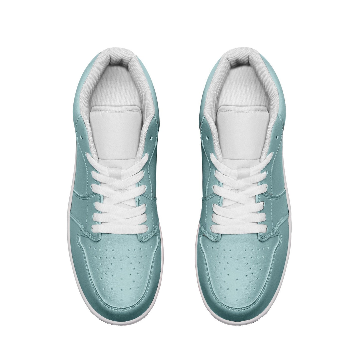 Low Top Aqua Color Sneakers Unisex Sizes