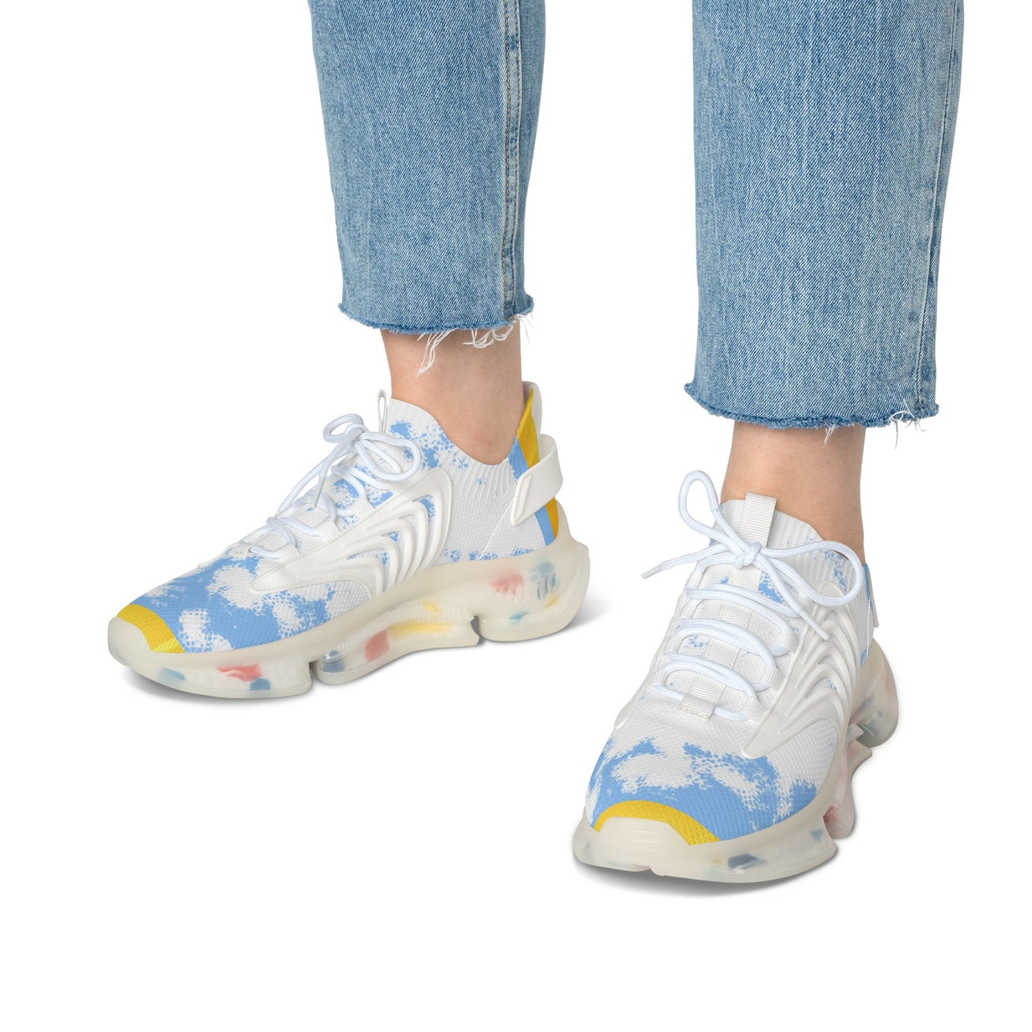 Women's Blue and Cloud Sneakers