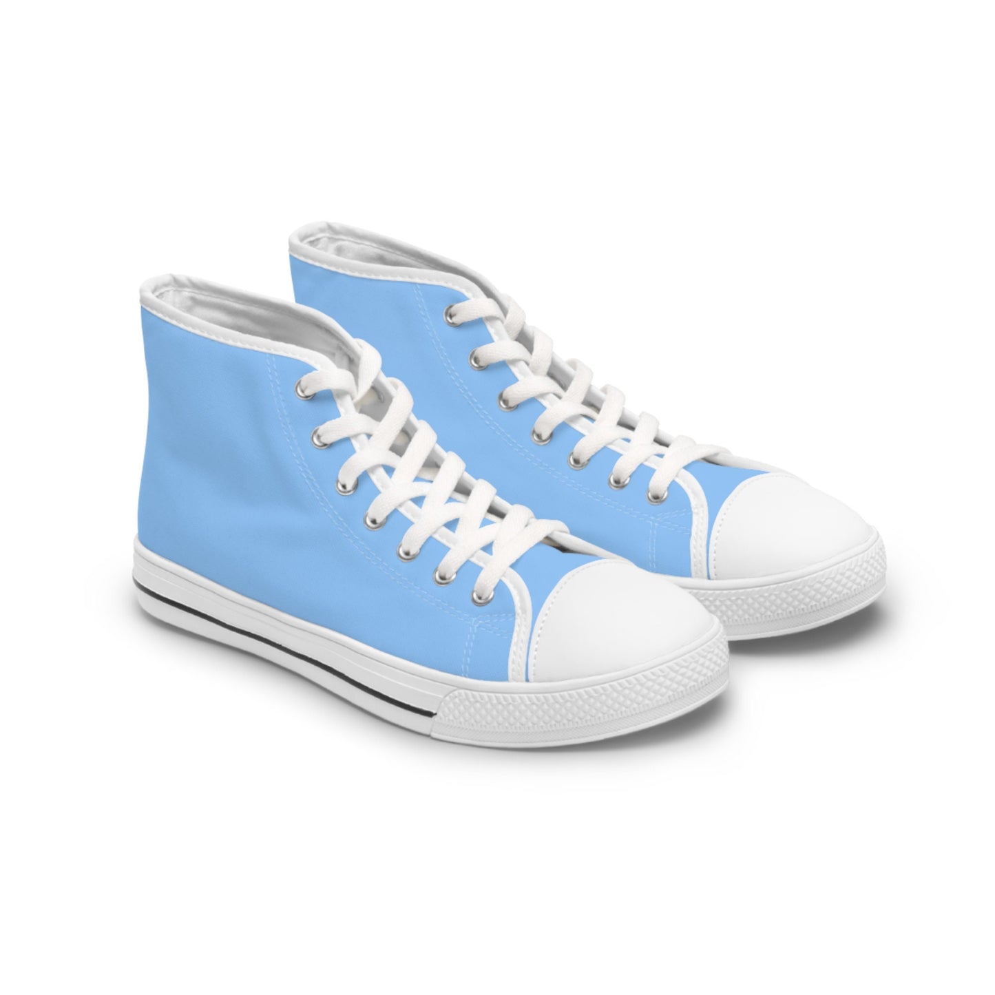 Women's Light Blue High Top Sneakers