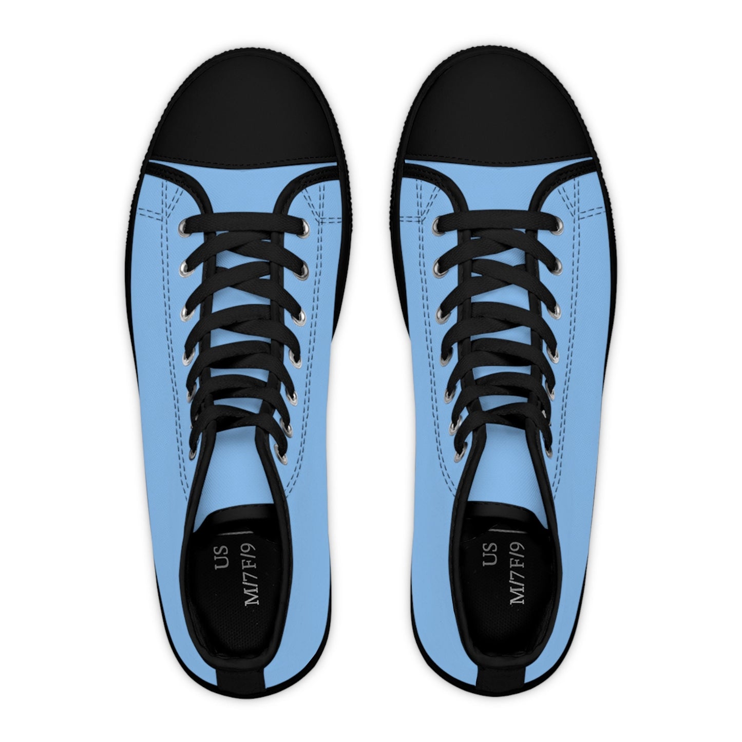 Women's Light Blue High Top Sneakers