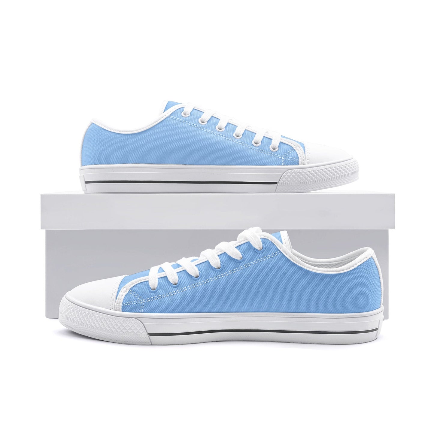 Light Blue Low Top Sneakers Unisex Sizes