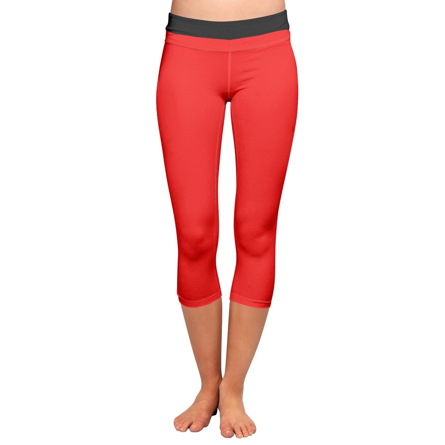Red Capri Leggings