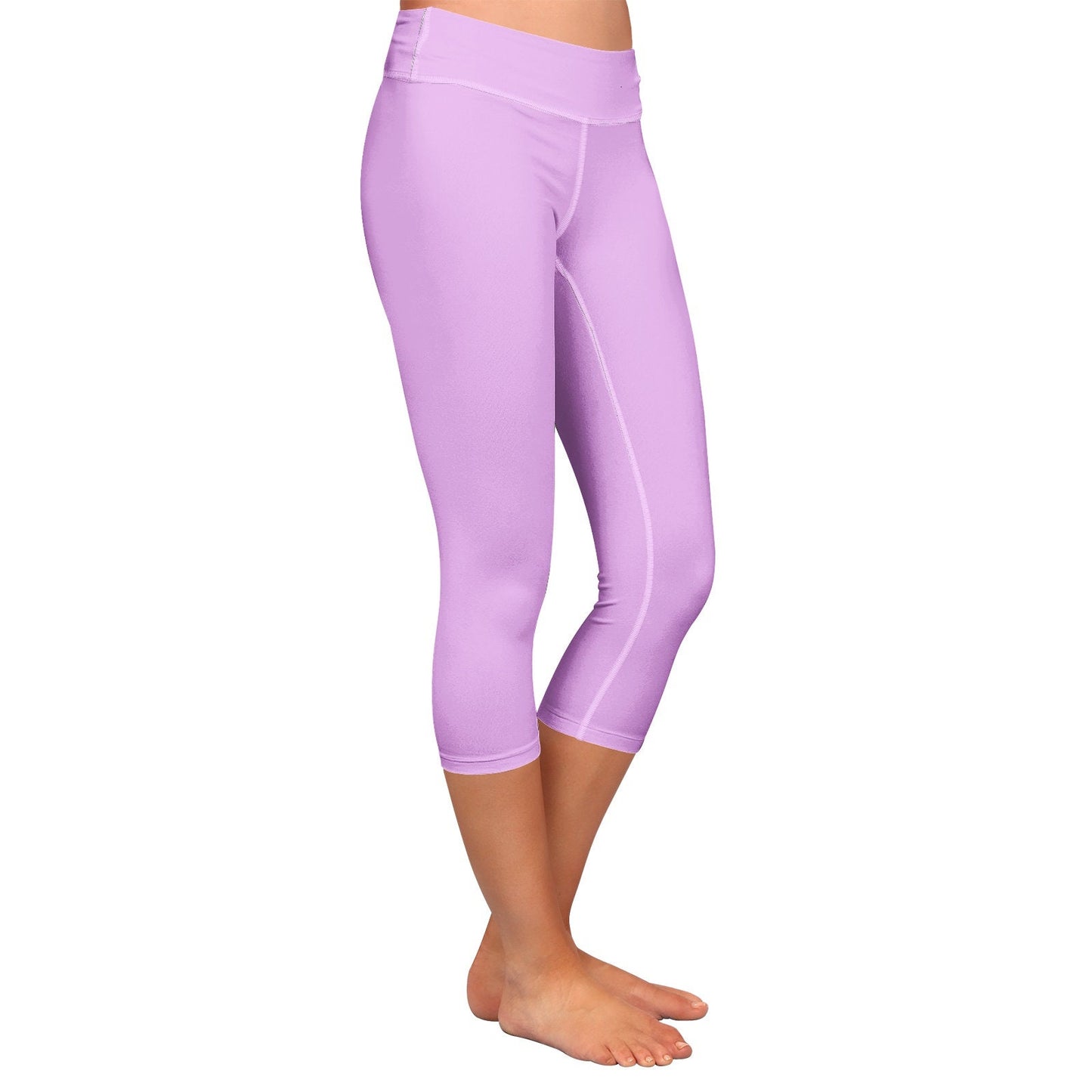 Pink Yoga Capri Leggings