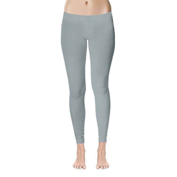 Gray Leggings Women's Temp Control Cotton Leggings