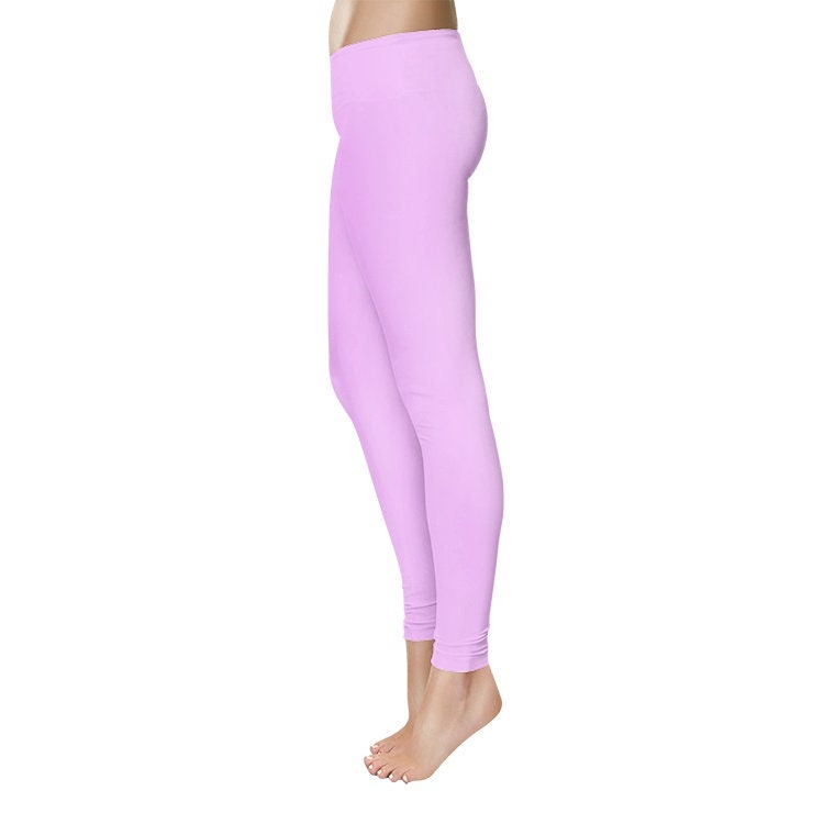 Pink Leggings Women's Temp Control Cotton Leggings