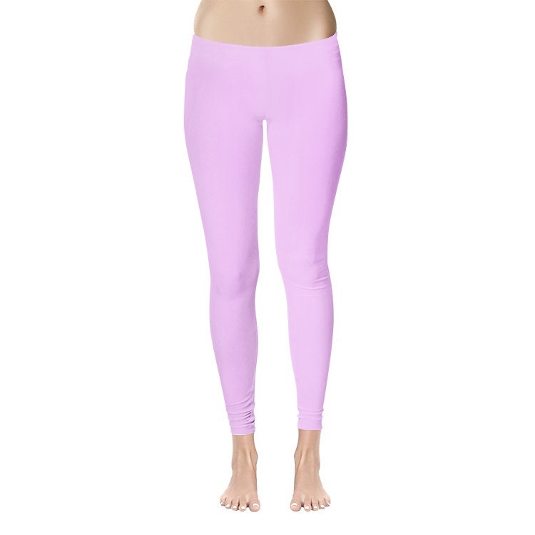 Pink Leggings Women's Temp Control Cotton Leggings