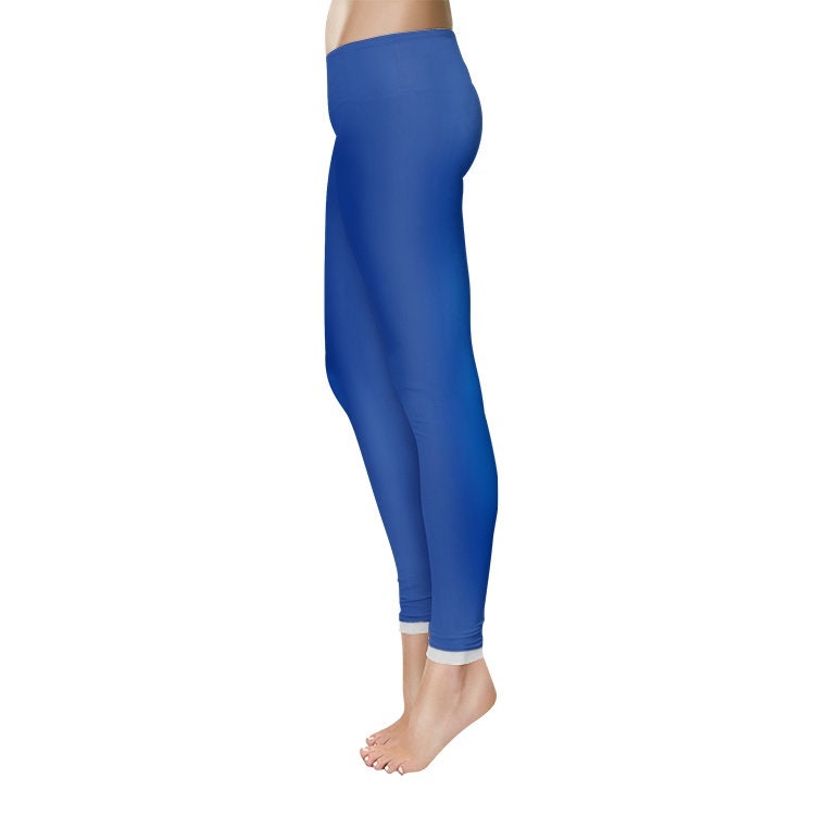 Women's Blue Spandex Leggings