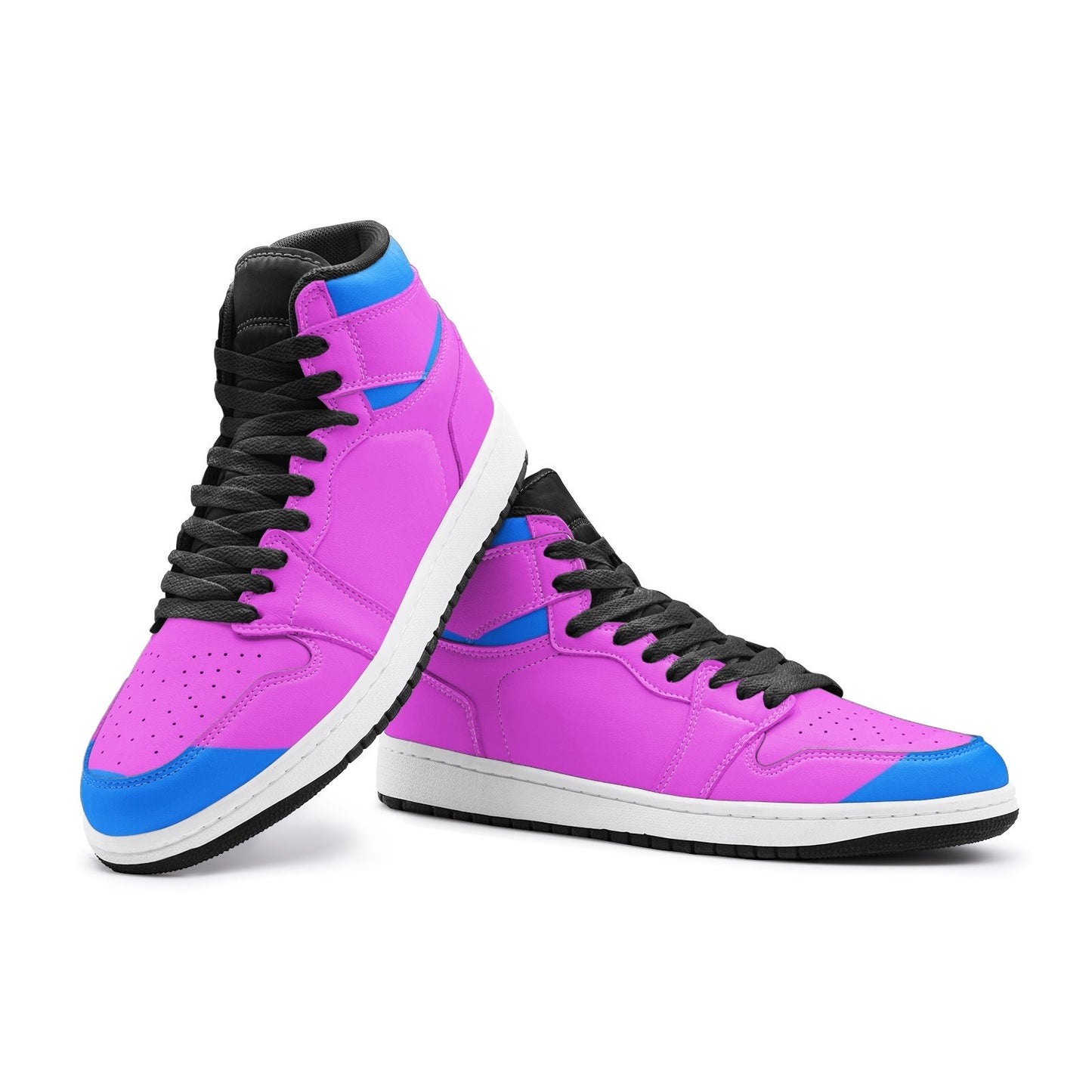 Blue and Pink Hightops Unisex Sizes