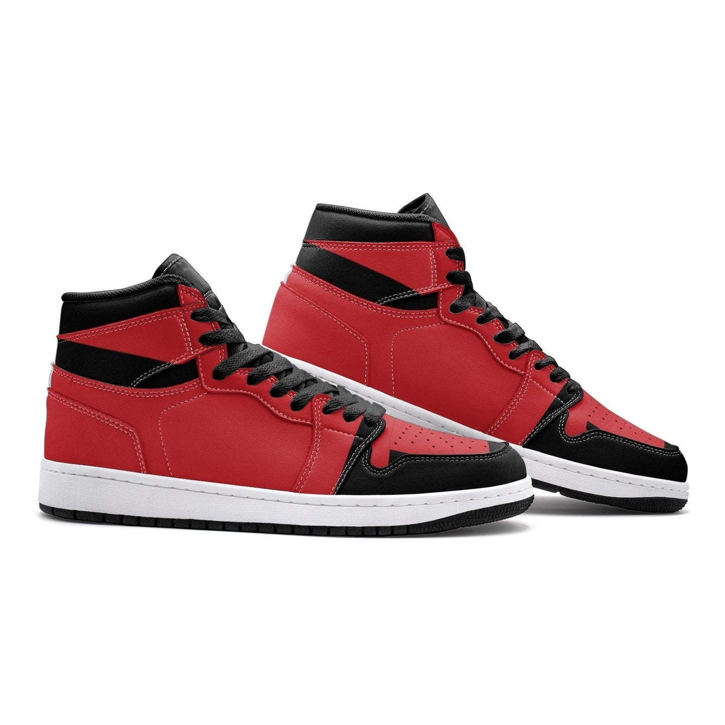 Red Hight Top Sneakers Unisex Sizes