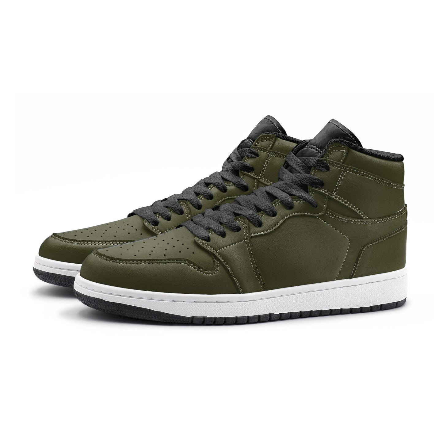 Dark Green High Tops Unisex Sizes