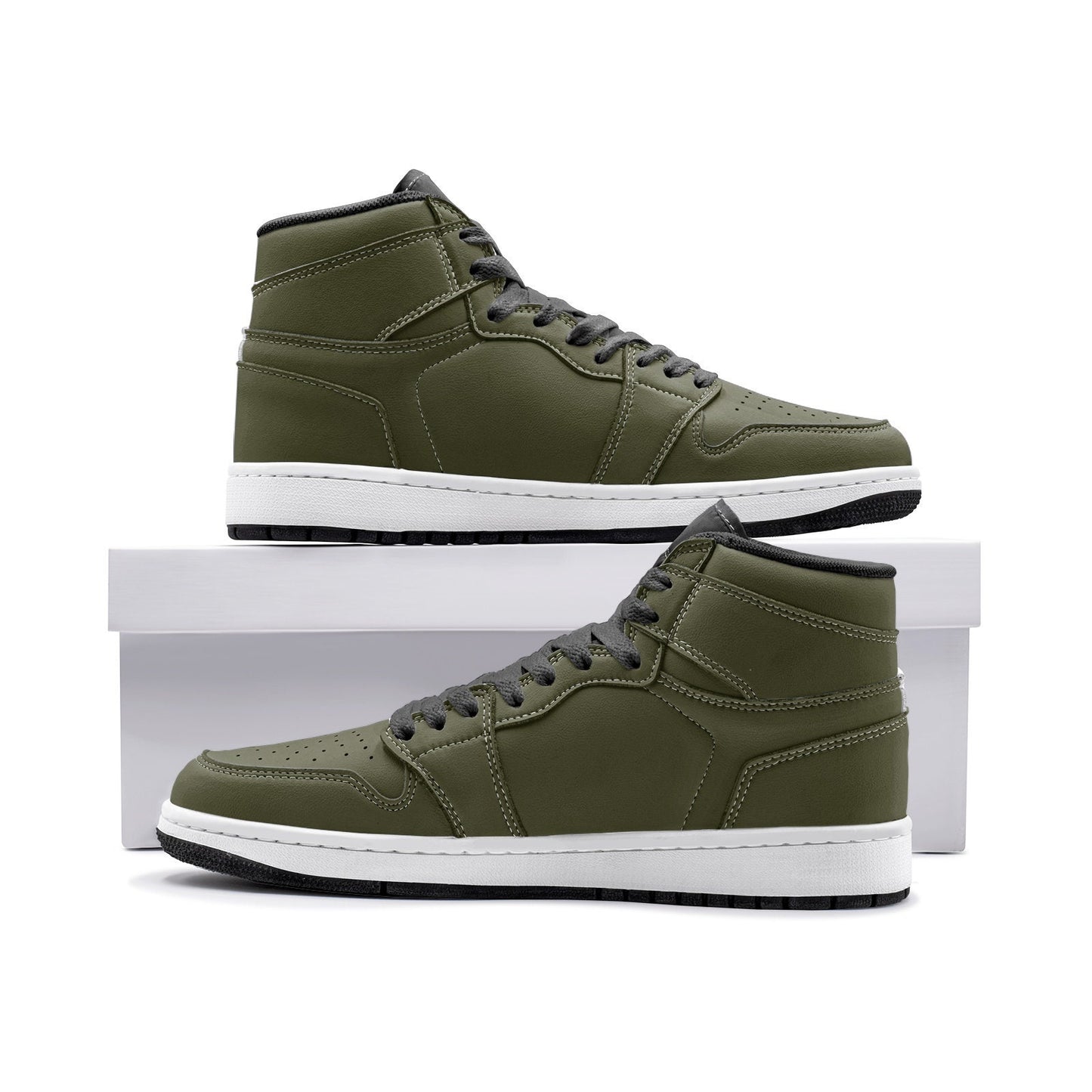 Dark Green High Tops Unisex Sizes