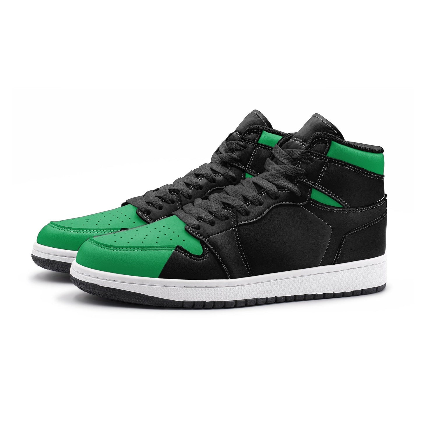 Black and Green High Tops Unisex Sizes