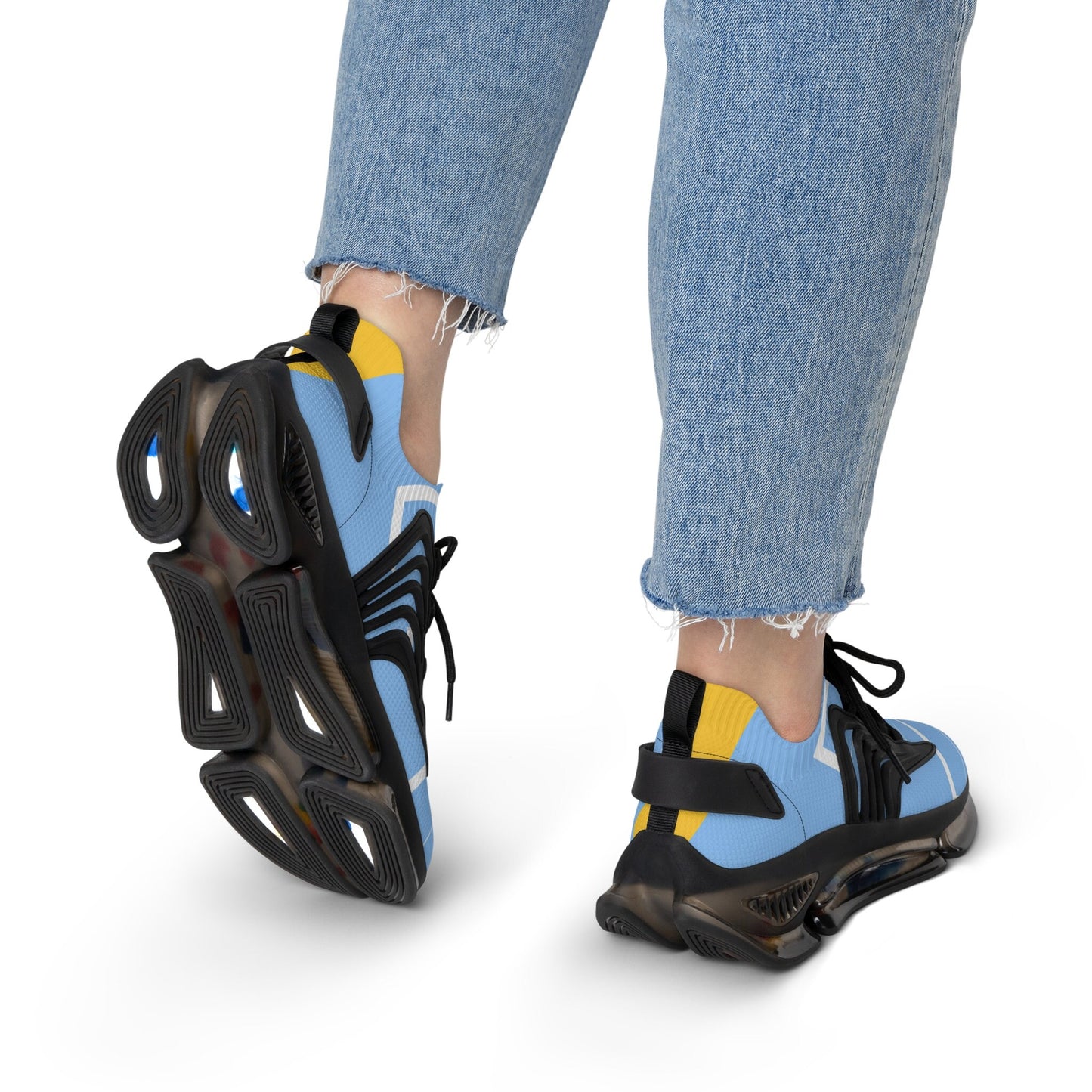 Women's Light Blue Exercise Sneakers