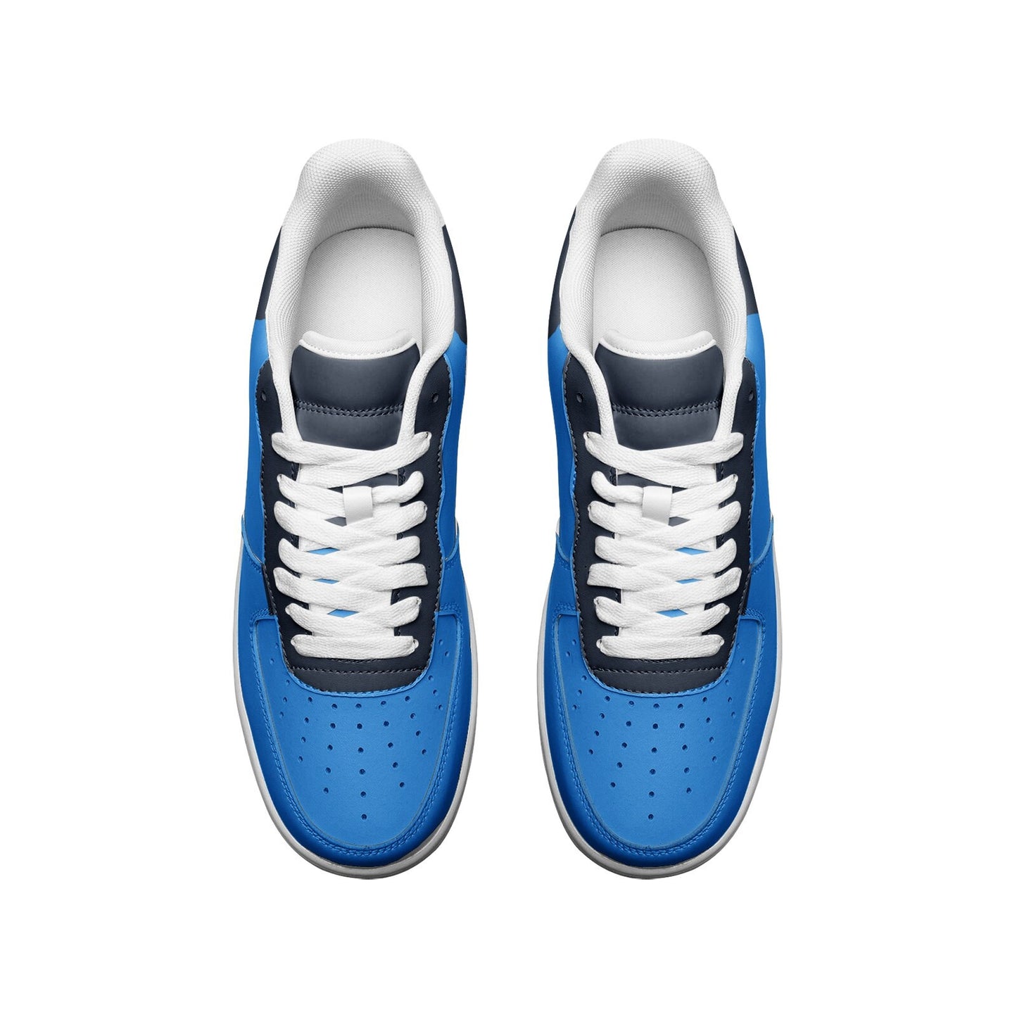 Blue Low Top Leather Sneakers Unisex Sizes