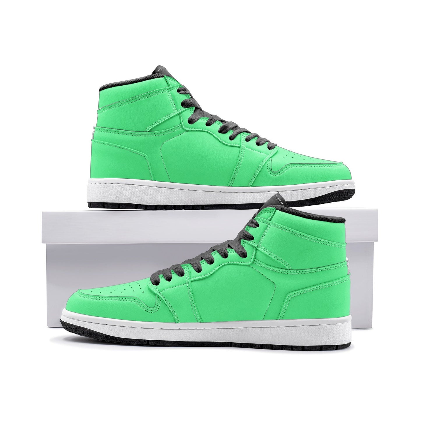 Bright Green High Top Sneakers Unisex Sizes