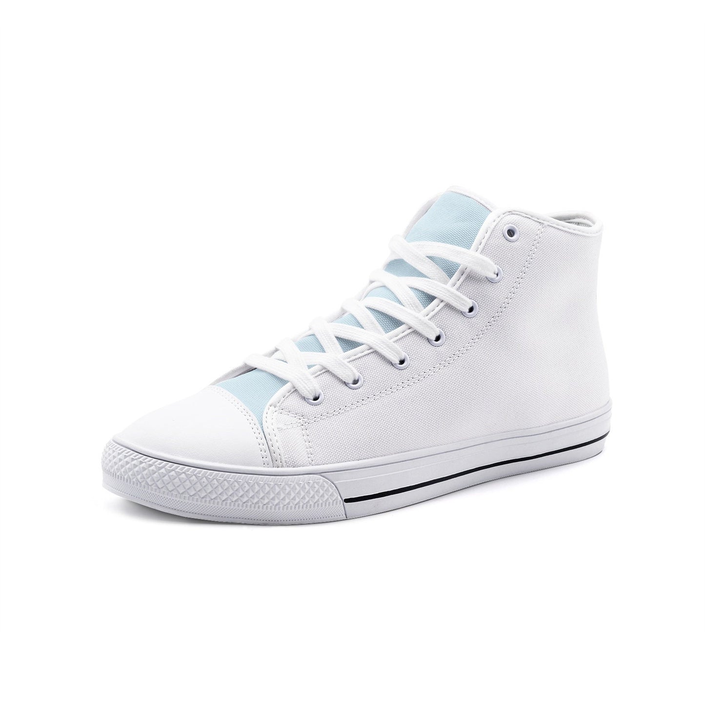White High Top Canvas Shoes Unisex Sizes