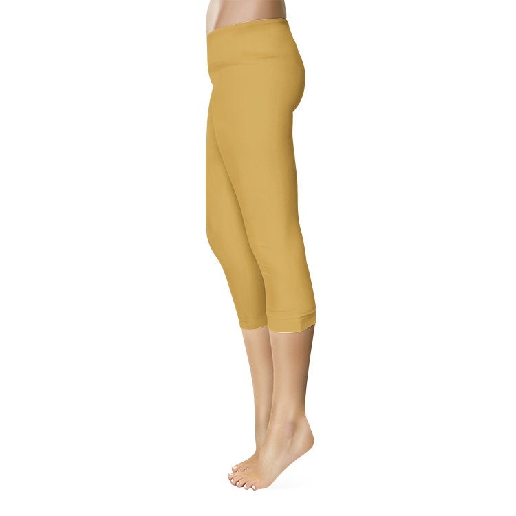 Black and Gold Color Leggings