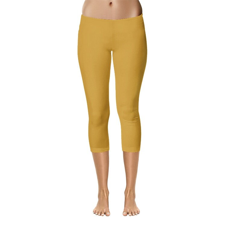 Black and Gold Color Leggings