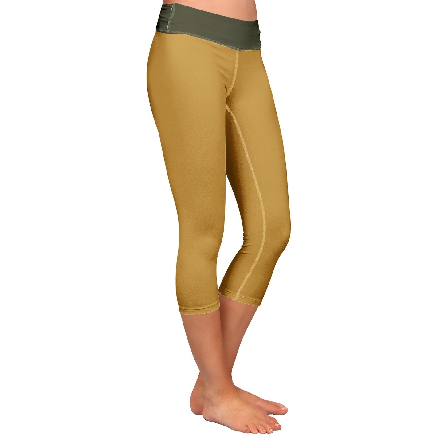 Black and Gold Color Leggings
