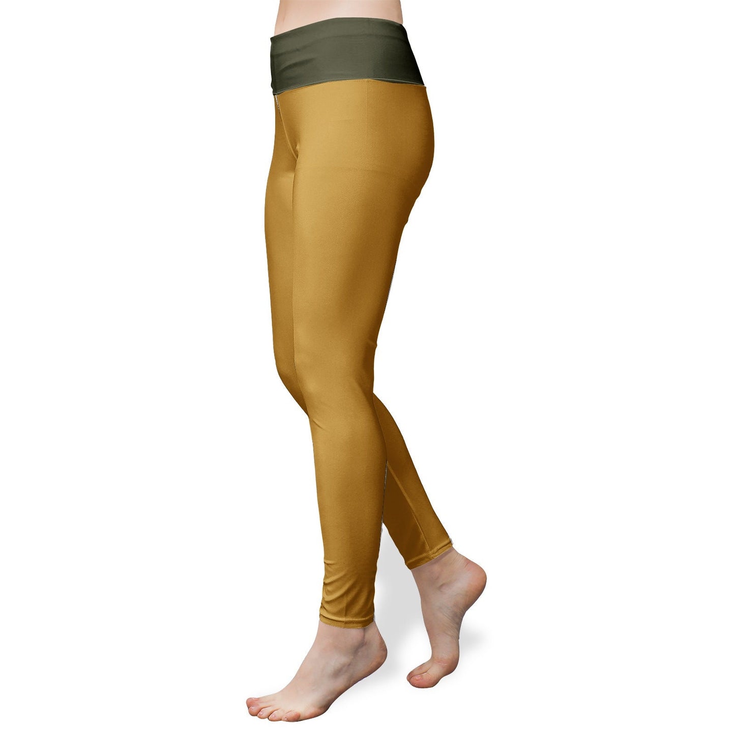 Black and Gold Color Leggings