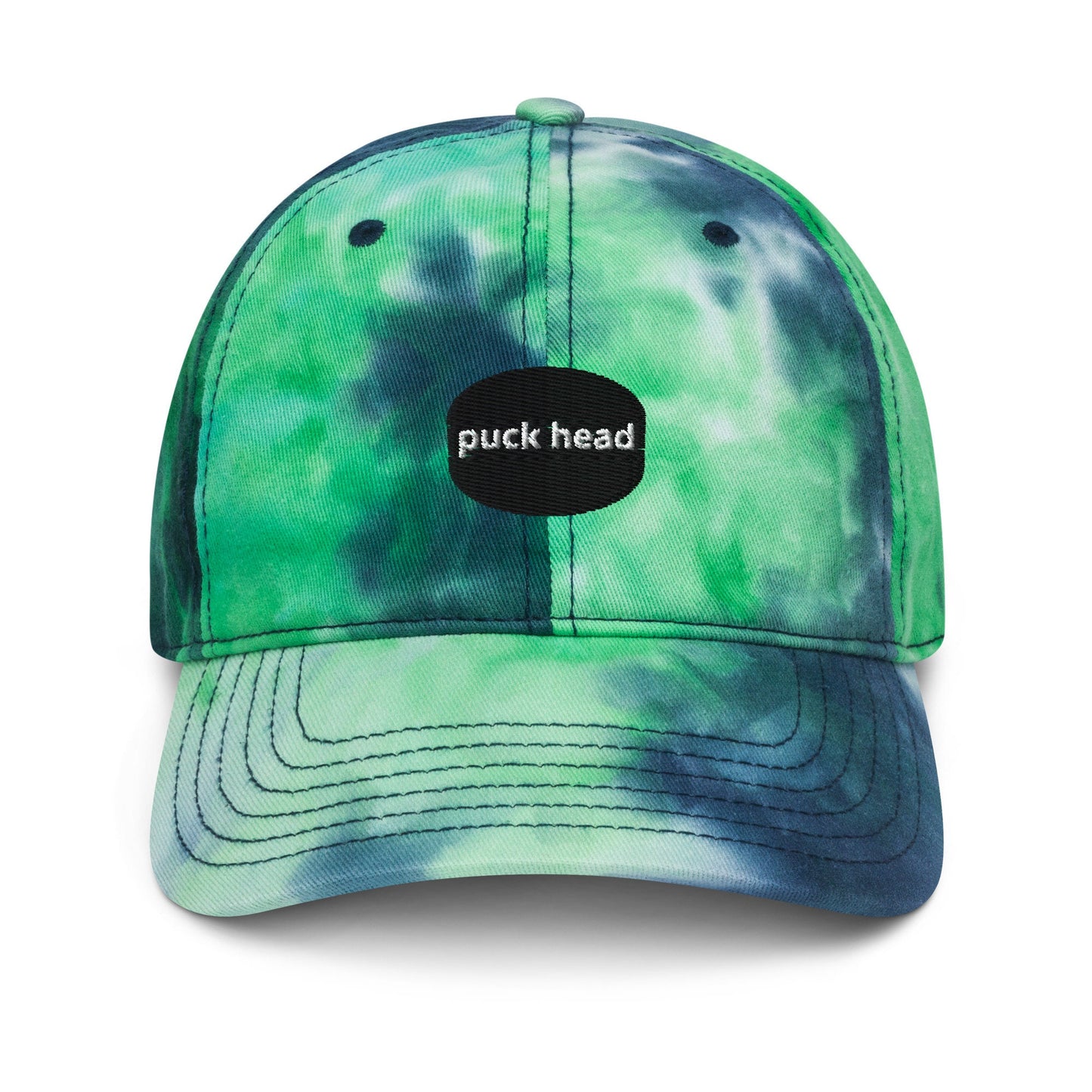 Tie dye hockey hats