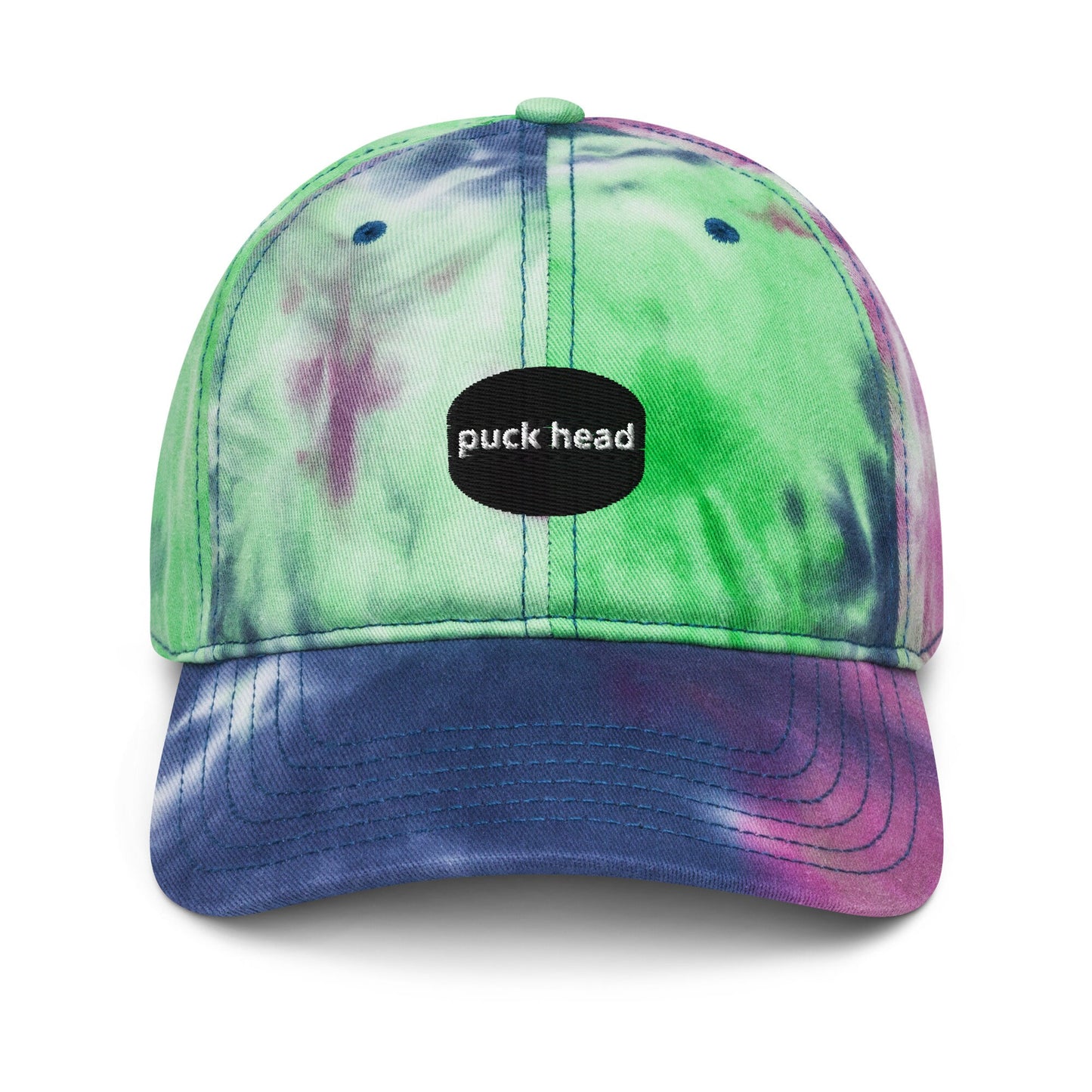 Tie dye hockey hats