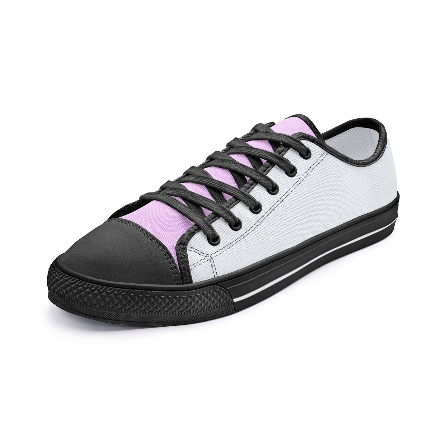 Pink Sneakers Low Top Canvas Shoes Pink