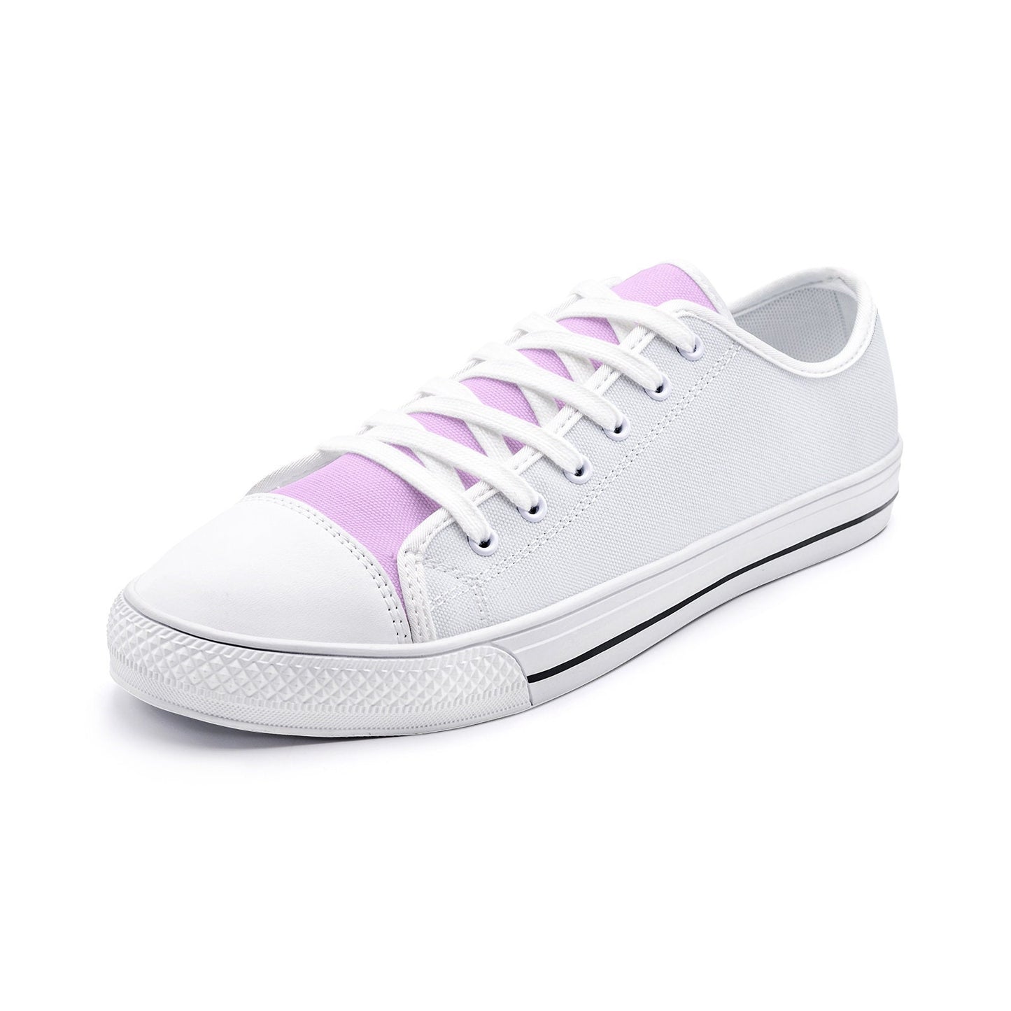 Pink Sneakers Low Top Canvas Shoes Pink