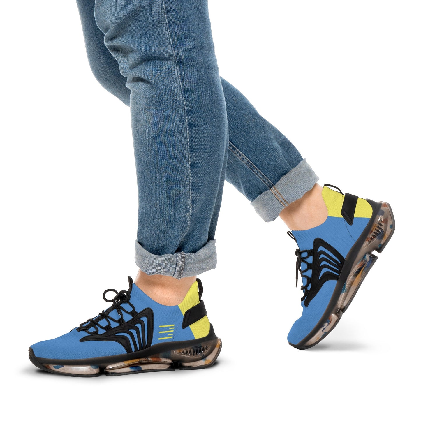 Men's Blue Exercise Sneakers