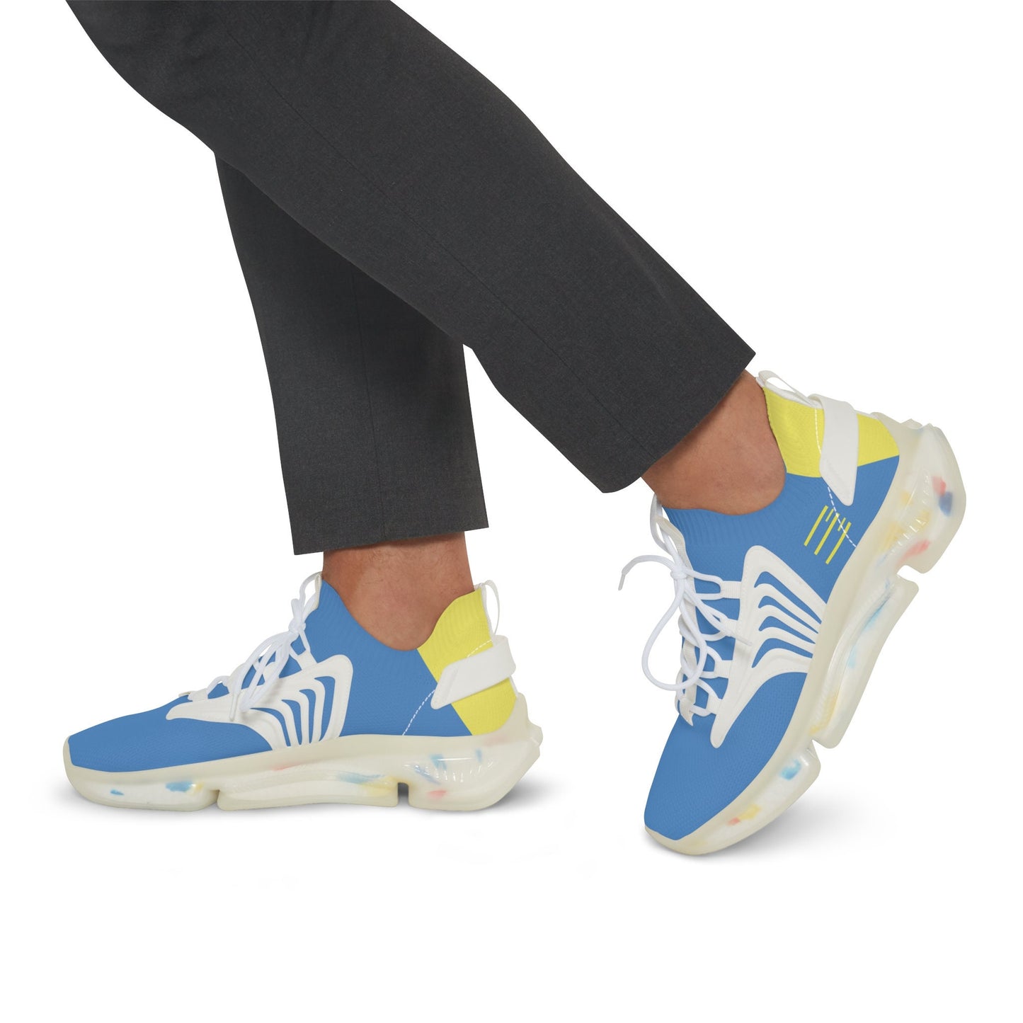 Men's Blue Exercise Sneakers