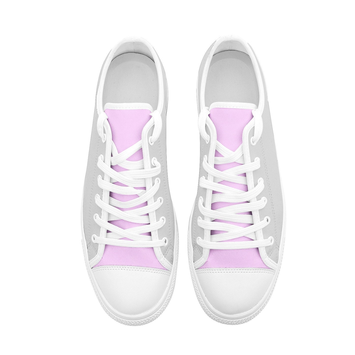 Pink Sneakers Unisex Low Top Canvas Shoes