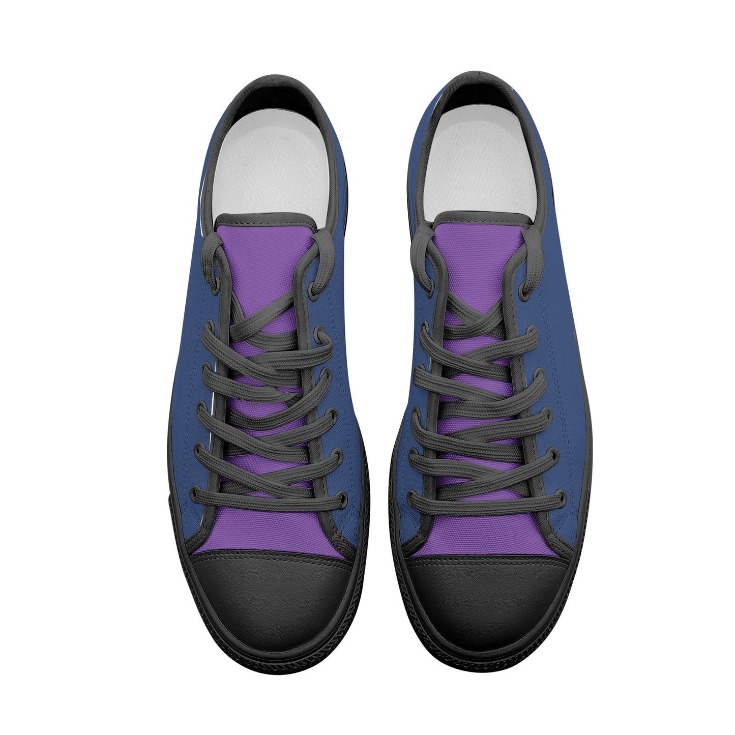 Purple Sneakers Low Top Purple Canvas Sneakers Unisex Sizes