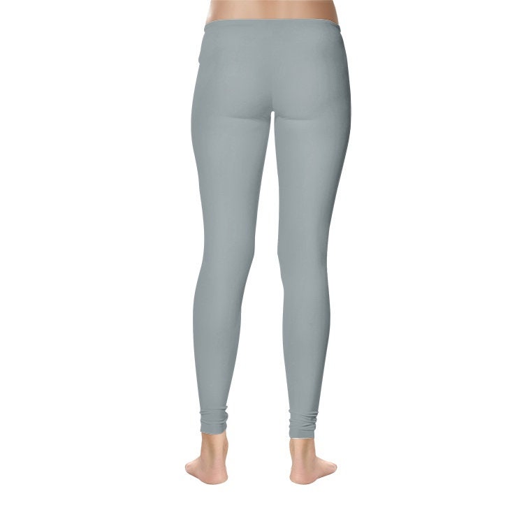 Gray Leggings Women's Temp Control Cotton Leggings