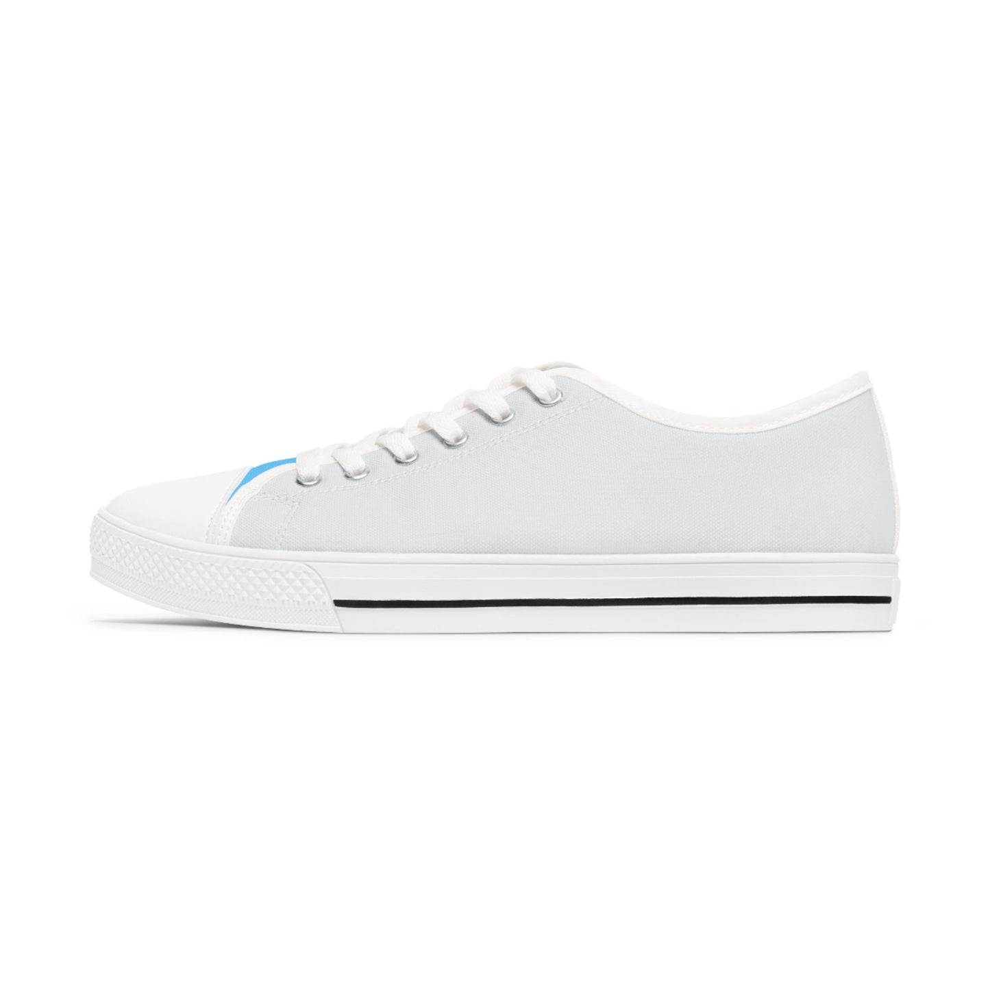 Ladies Casual Blue and Gray Sneakers