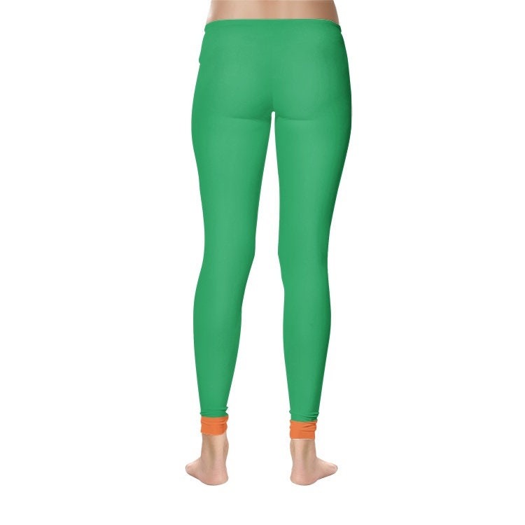 Women's Green Spandex Leggings