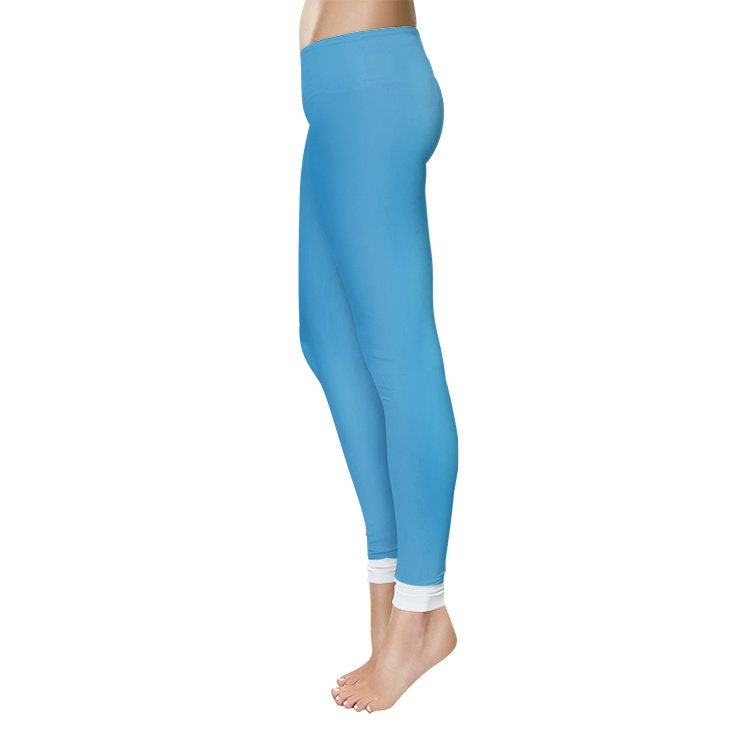 Women's Blue Spandex Leggings