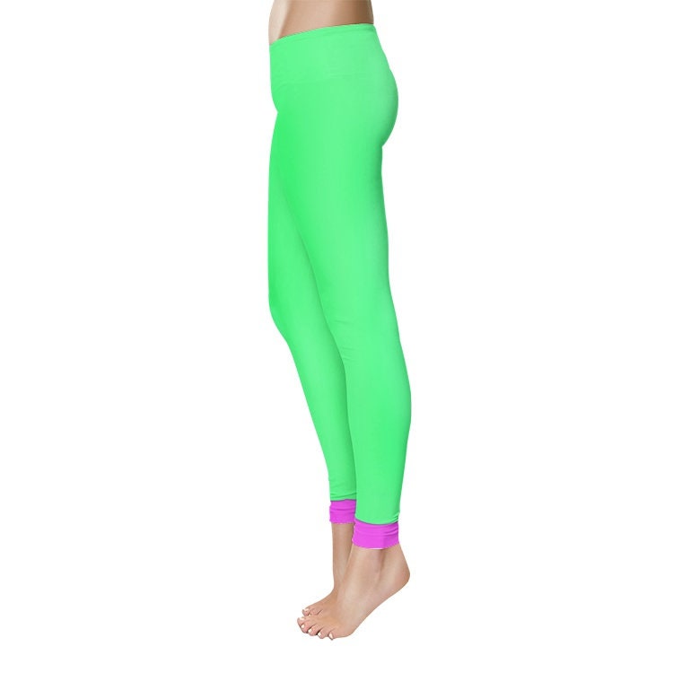 Women's Green Spandex Leggings