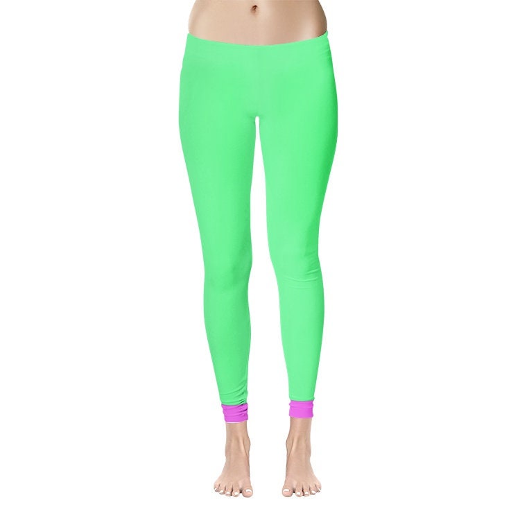 Women's Green Spandex Leggings