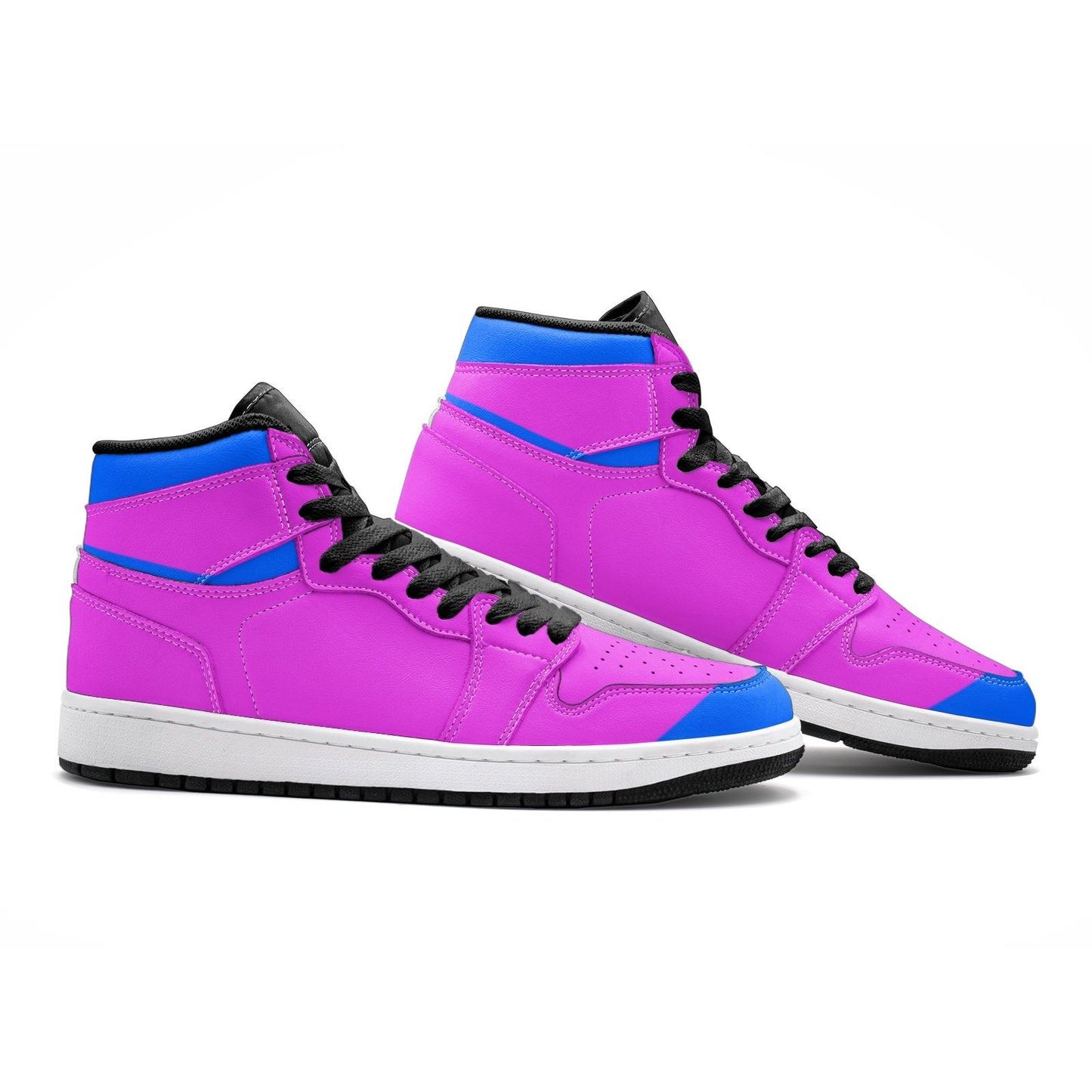 Blue and Pink Hightops Unisex Sizes