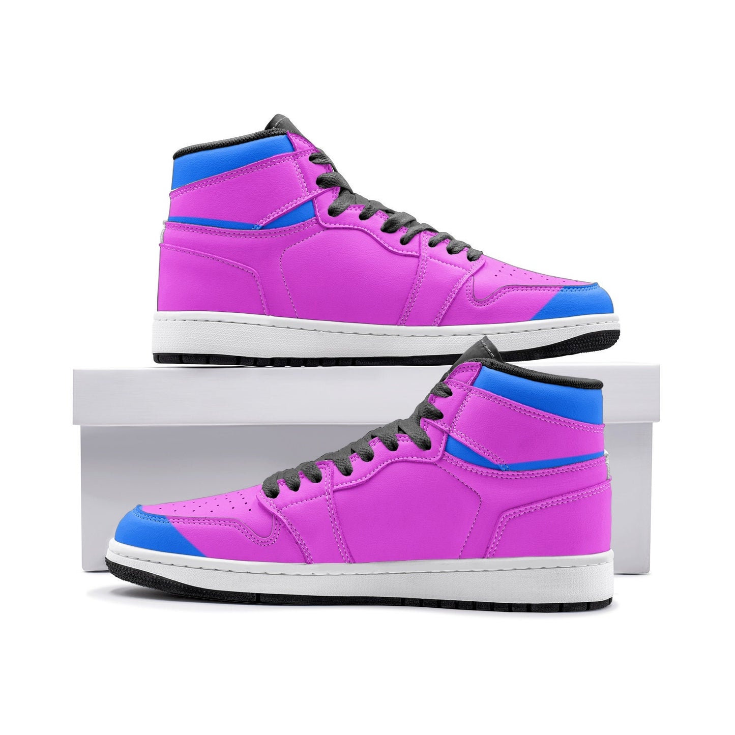 Blue and Pink Hightops Unisex Sizes