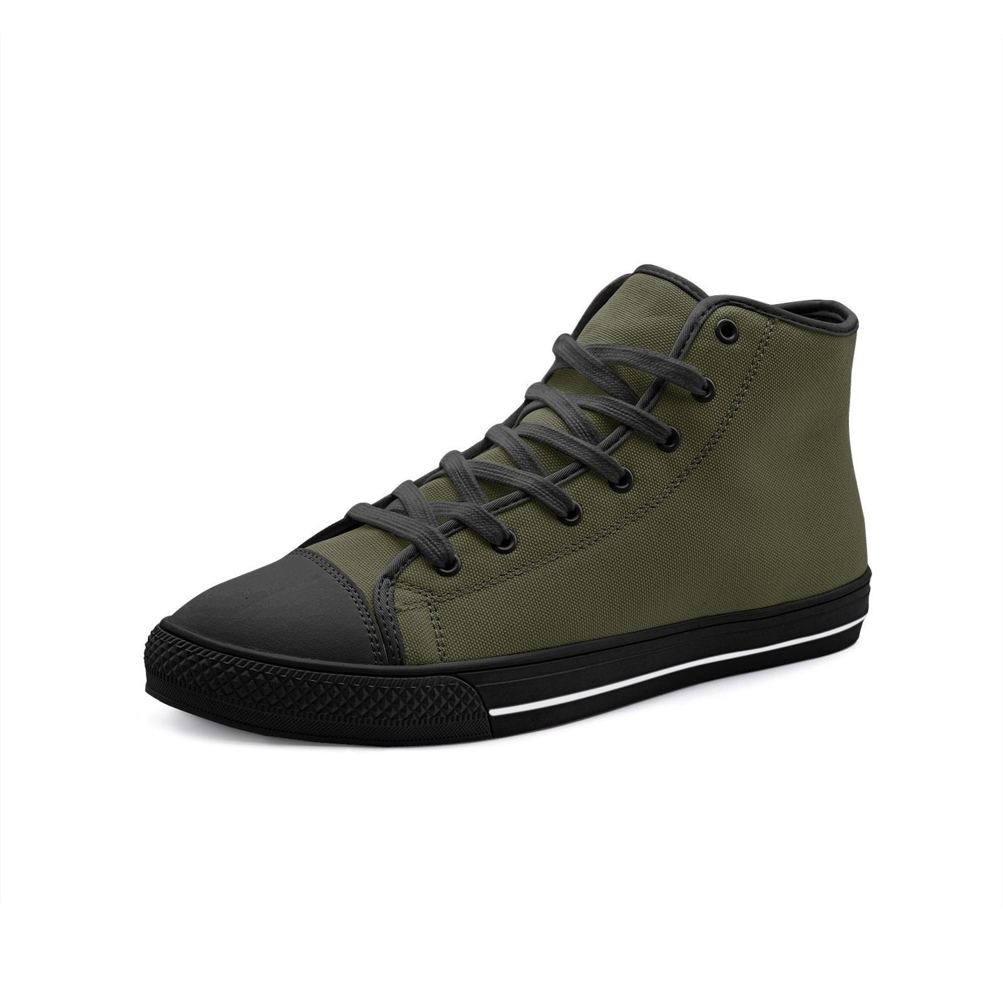 Dark Green High Top Sneakers Unisex Sizes